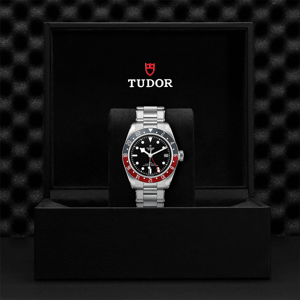 TUDOR Black Bay GMT 41mm Black Dial Automatic Men's Bracelet Watch - Berry's Jewellers