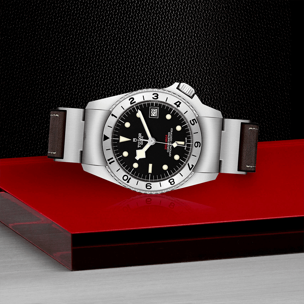 TUDOR Black Bay P01 42mm Black Dial Men's Automatic Strap Watch - Berry's Jewellers