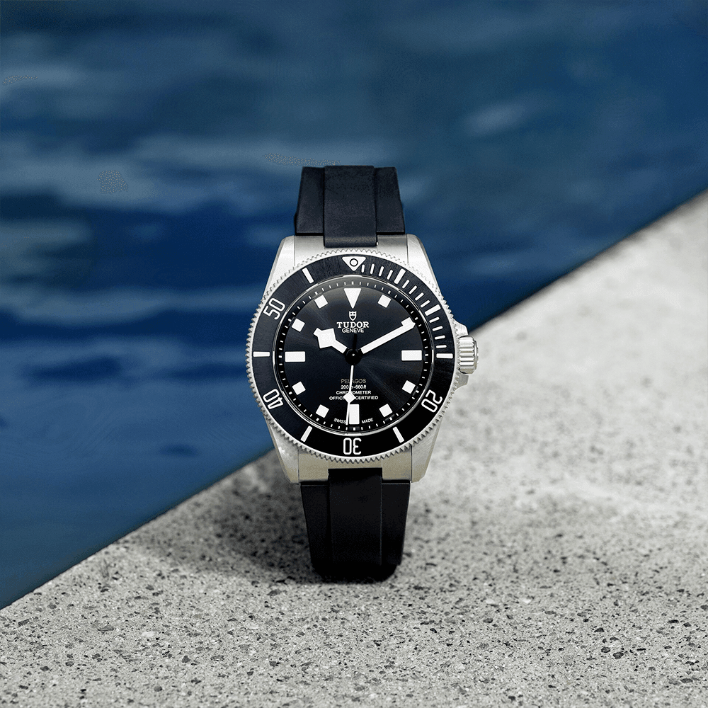 TUDOR Pelagos 39mm Black Sunray Dial & Ceramic Bezel Titanium Automatic Watch - Berry's Jewellers