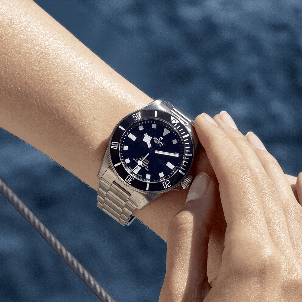 TUDOR Pelagos 39mm Black Sunray Dial & Ceramic Bezel Titanium Automatic Watch - Berry's Jewellers