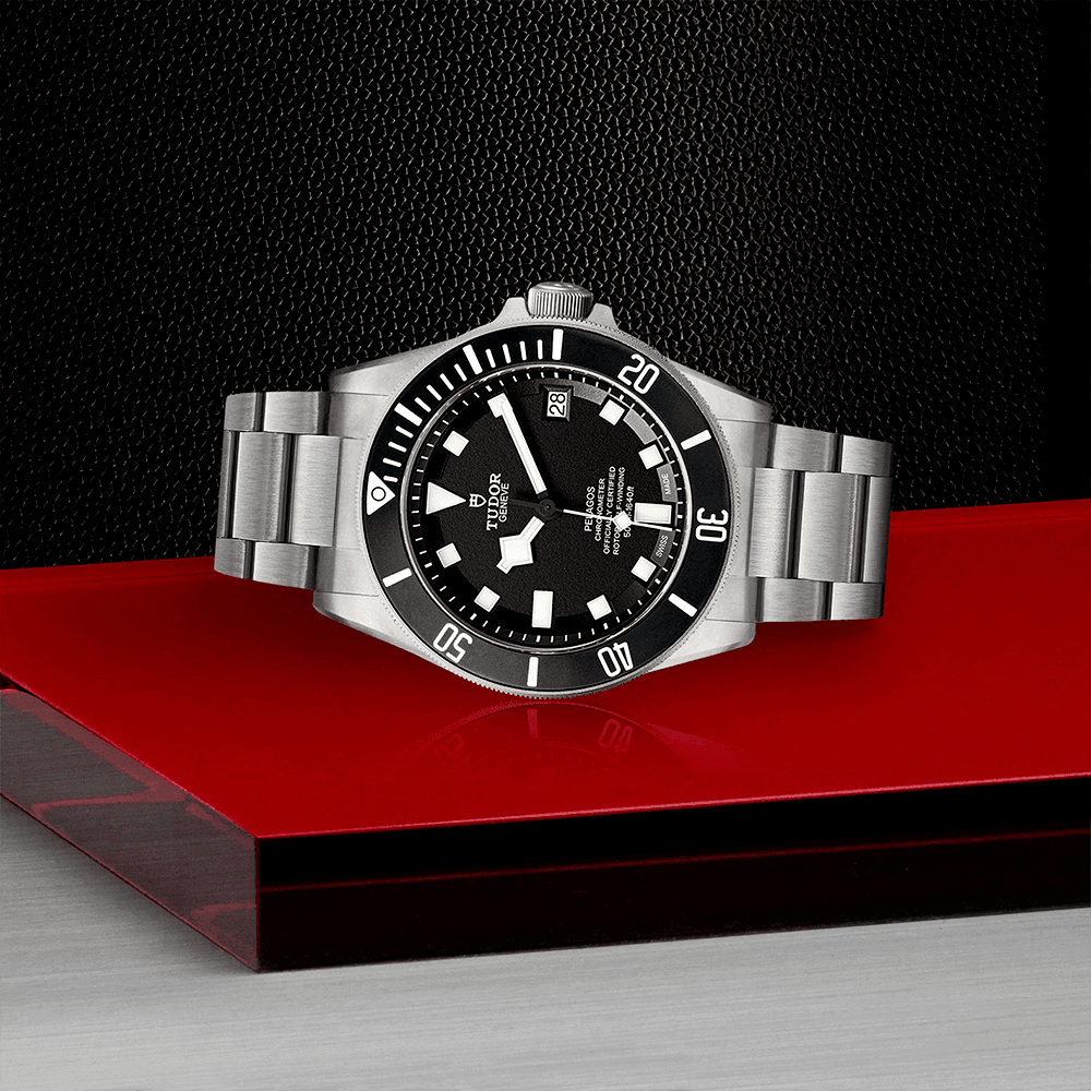 TUDOR Pelagos 42mm Black Dial & Ceramic Bezel Men's Titanium Automatic Watch - Berry's Jewellers