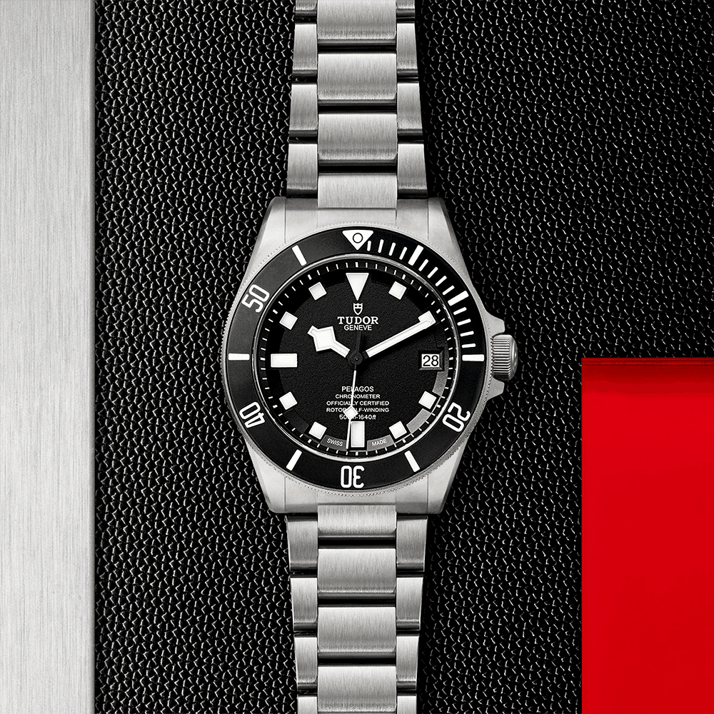 TUDOR Pelagos 42mm Black Dial & Ceramic Bezel Men's Titanium Automatic Watch - Berry's Jewellers