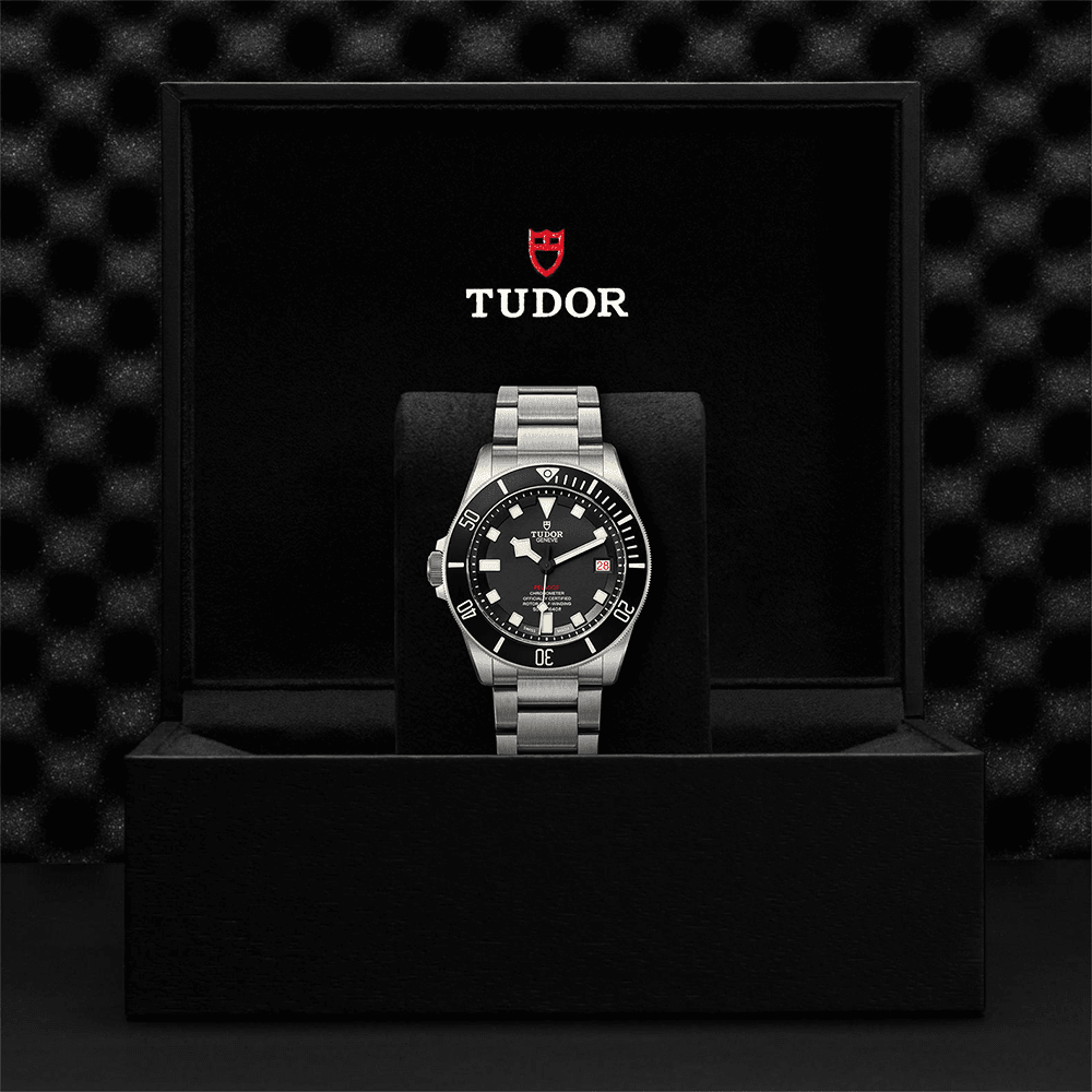 TUDOR Pelagos LHD 42mm Black Dial & Ceramic Bezel Men's Titanium Automatic Watch - Berry's Jewellers