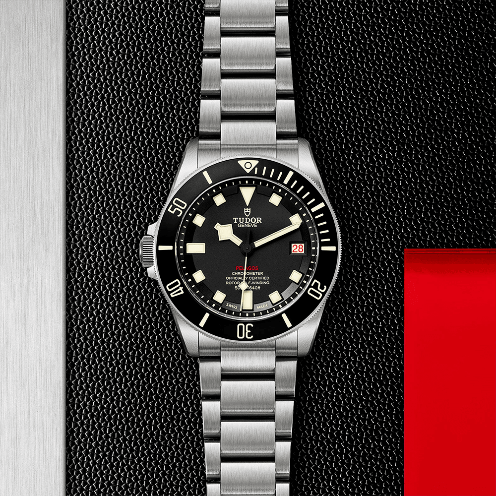 TUDOR Pelagos LHD 42mm Black Dial & Ceramic Bezel Men's Titanium Automatic Watch - Berry's Jewellers