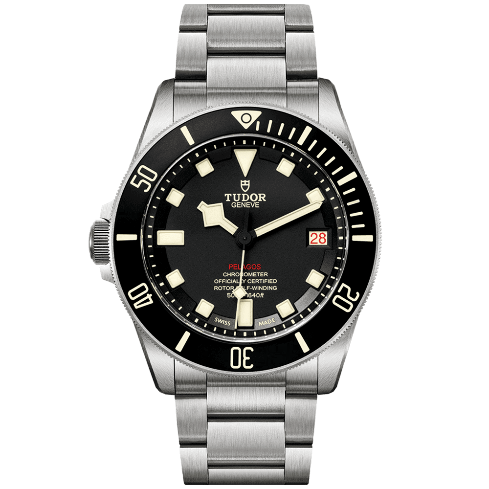 TUDOR Pelagos LHD 42mm Black Dial & Ceramic Bezel Men's Titanium Automatic Watch - Berry's Jewellers