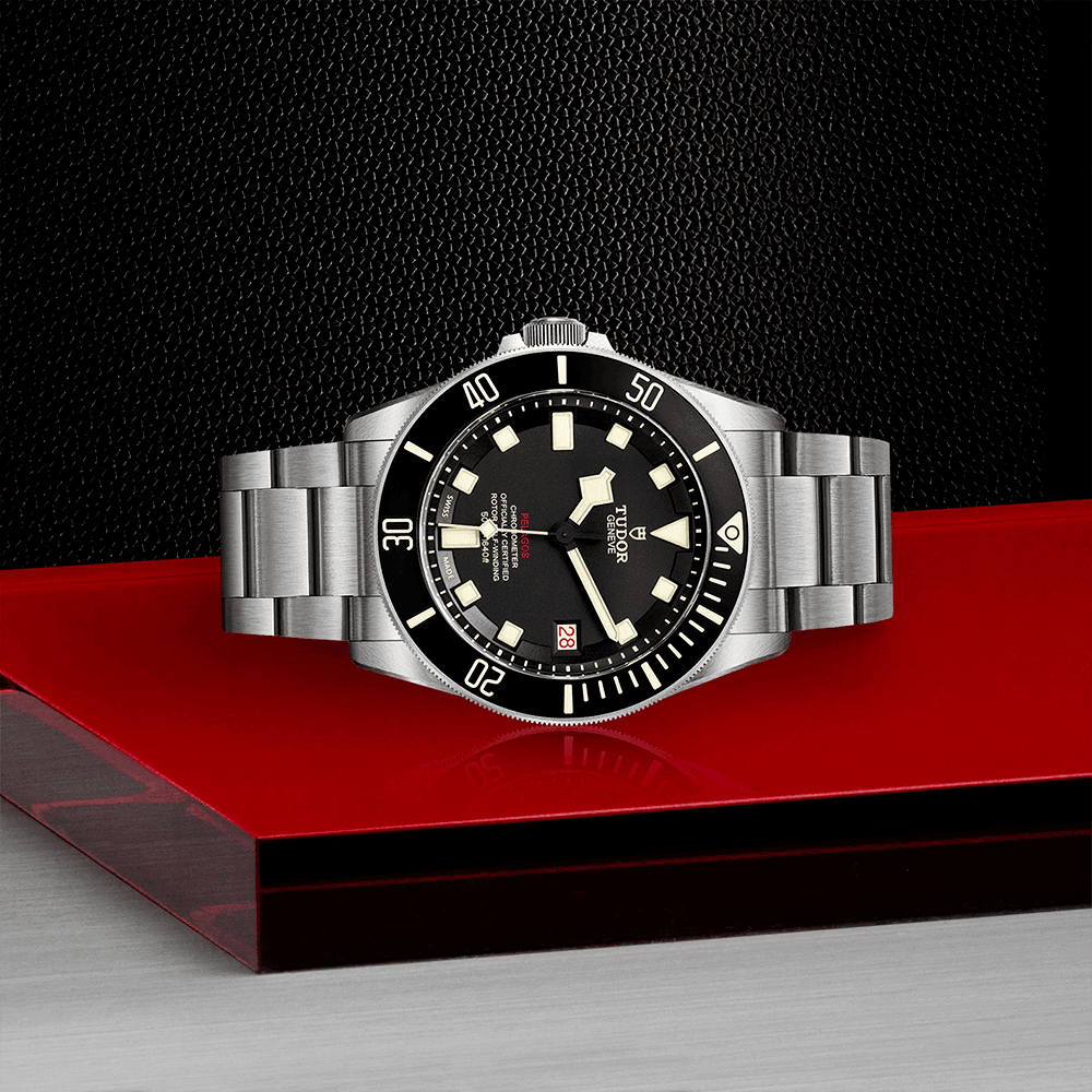 TUDOR Pelagos LHD 42mm Black Dial & Ceramic Bezel Men's Titanium Automatic Watch - Berry's Jewellers