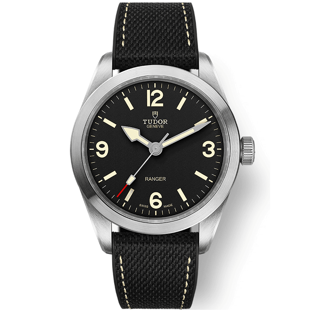 Ranger 39mm Steel Automatic Men's Strap Watch