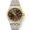 TUDOR Royal 28mm Two-Tone Brown Diamond Dial Bracelet Watch - Berry's Jewellers