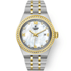 TUDOR Royal 28mm Two-Tone White Mother of Pearl Diamond Dial & Bezel Watch - Berry's Jewellers