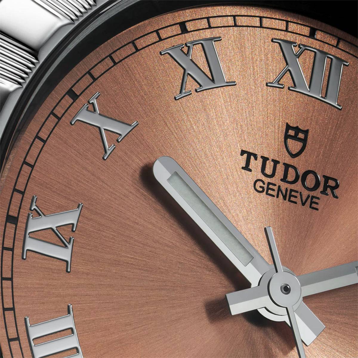 TUDOR Royal 34mm Salmon Roman Dial Ladies Bracelet Watch - Berry's Jewellers