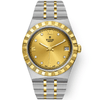 TUDOR Royal 34mm Steel & 18ct Yellow Gold Champagne Diamond Dial Ladies Watch - Berry's Jewellers