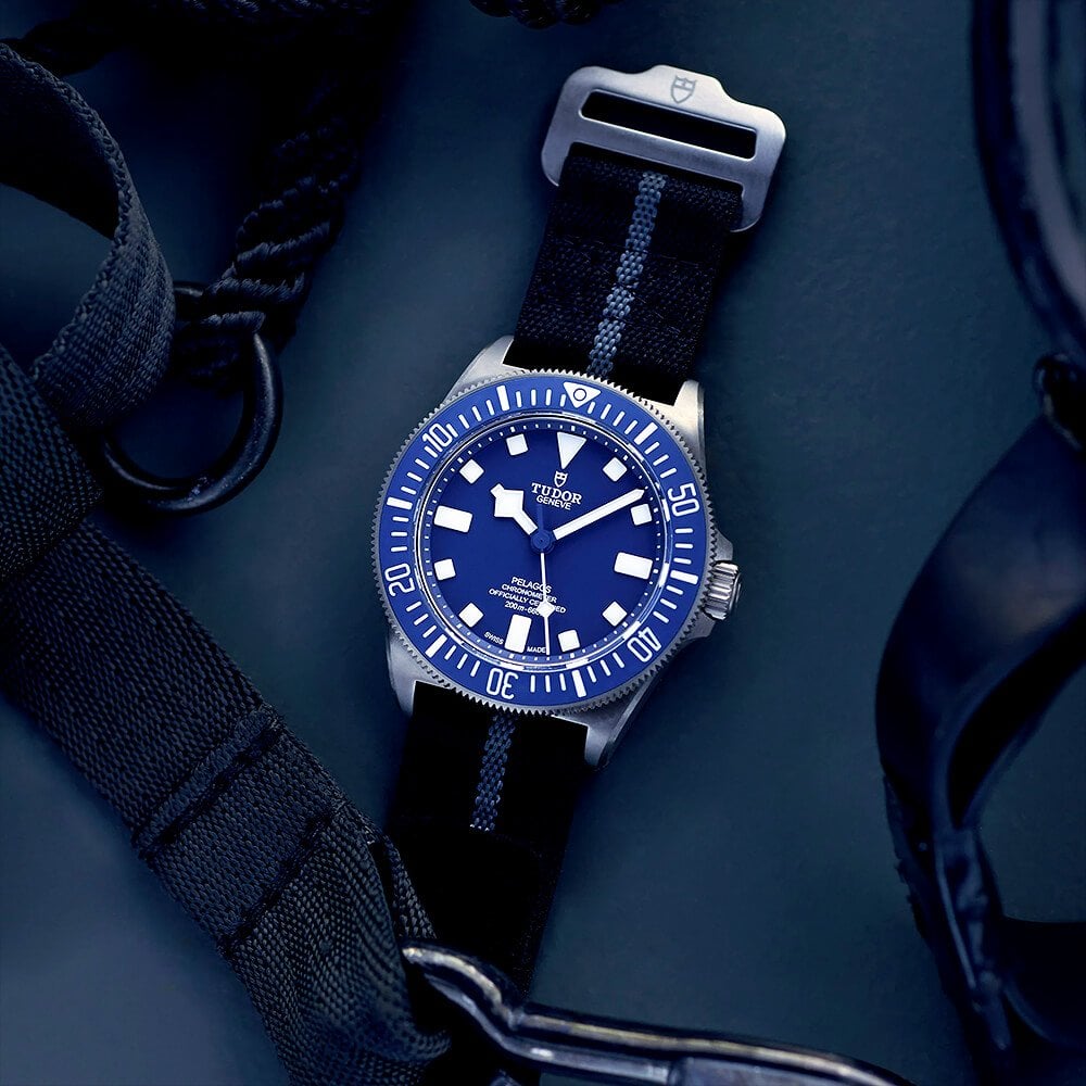 TUDOR x Marine Nationale Pelagos FXD 42mm Men's Automatic Watch - Berry's Jewellers