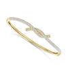 Berry's 18ct Yellow Gold Diamond Knot Pave Set Bangle - Berry's Jewellers