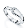 Berry's Ember Collection Platinum Diamond Pave Set Ring - Berry's Jewellers