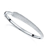 Berry's Ember Collection 18ct White Gold Pave Diamond Set Bangle - Berry's Jewellers