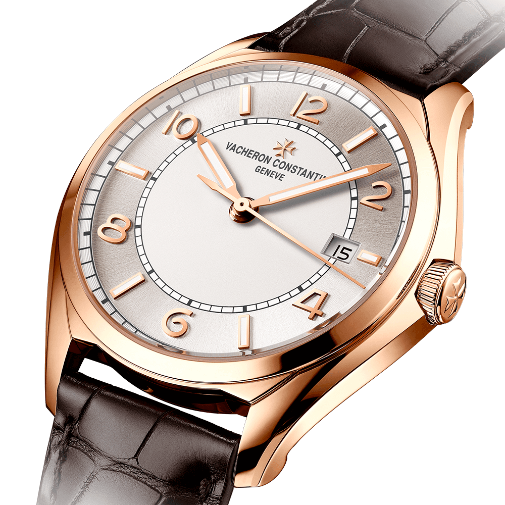 Vacheron Constantin Fiftysix Self-Winding 40mm 18ct Pink Gold Men's Strap Watch - Berry's Jewellers