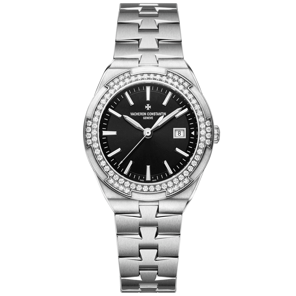 Overseas 33mm Quartz Stainless Steel Ladies Watch