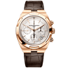 Vacheron Constantin Overseas 42.5mm 18ct Pink Gold Silver Dial Automatic Chronograph Watch - Berry's Jewellers