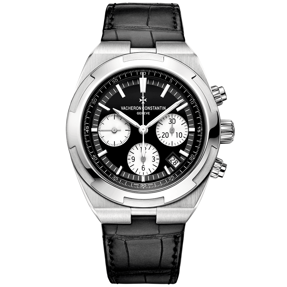 Vacheron Constantin Overseas 42.5mm Black Dial Automatic Chronograph Men's Watch - Berry's Jewellers