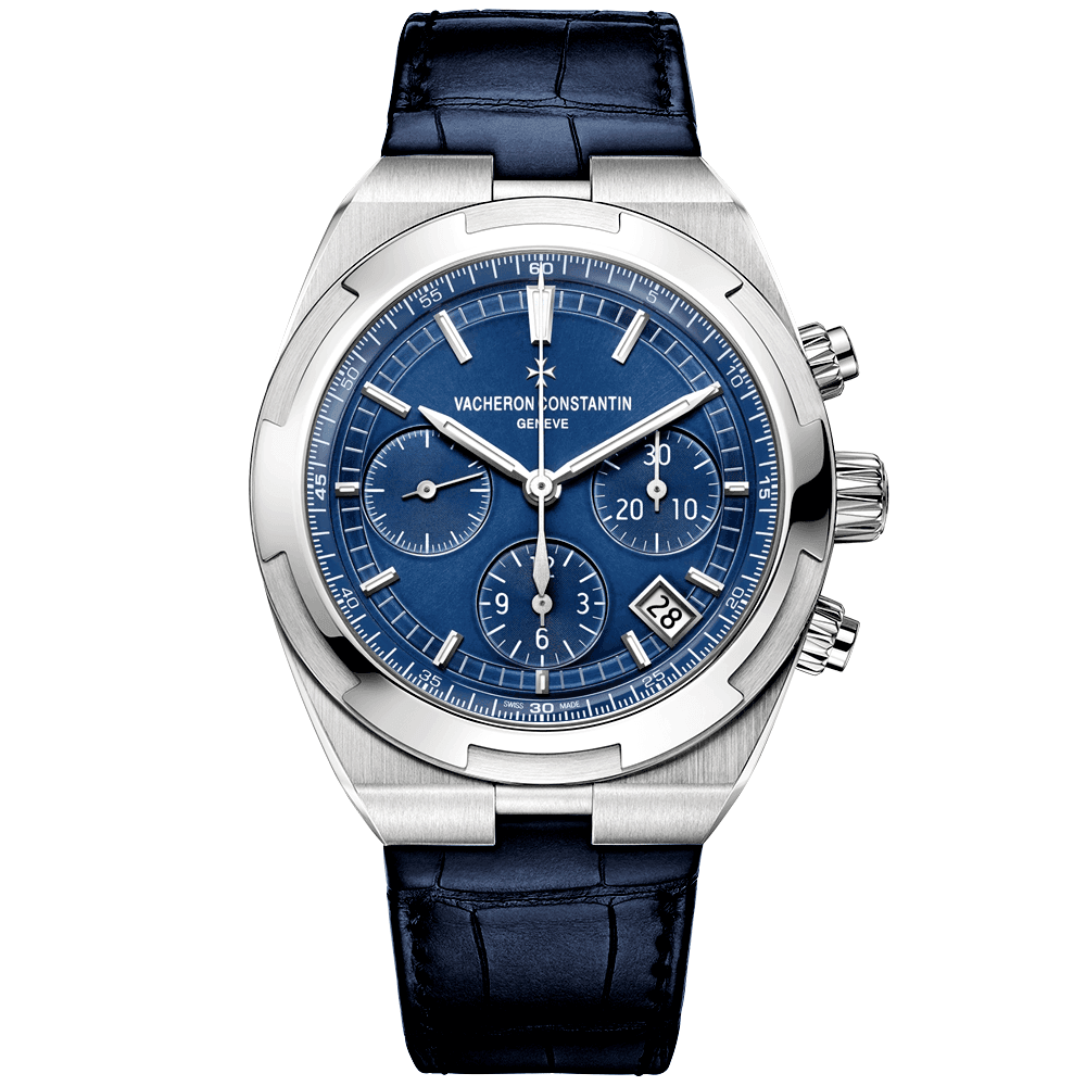 Vacheron Constantin Overseas 42.5mm Blue Dial Automatic Chronograph Men's Watch - Berry's Jewellers