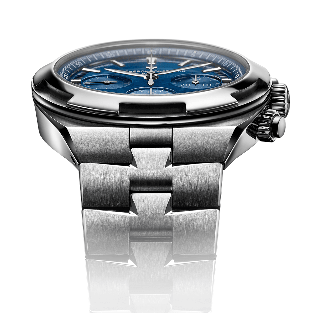 Vacheron Constantin Overseas 42.5mm Blue Dial Automatic Chronograph Men's Watch - Berry's Jewellers