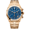 Vacheron Constantin Overseas Chronograph 18ct Pink Gold Bracelet Watch - Berry's Jewellers