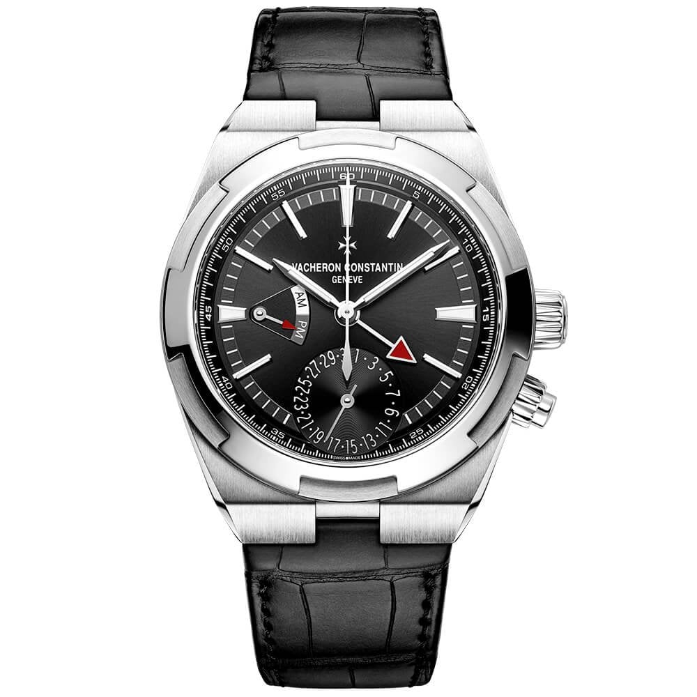 Vacheron Constantin Overseas Dual Time 41mm Black Dial Men's Automatic Watch - Berry's Jewellers