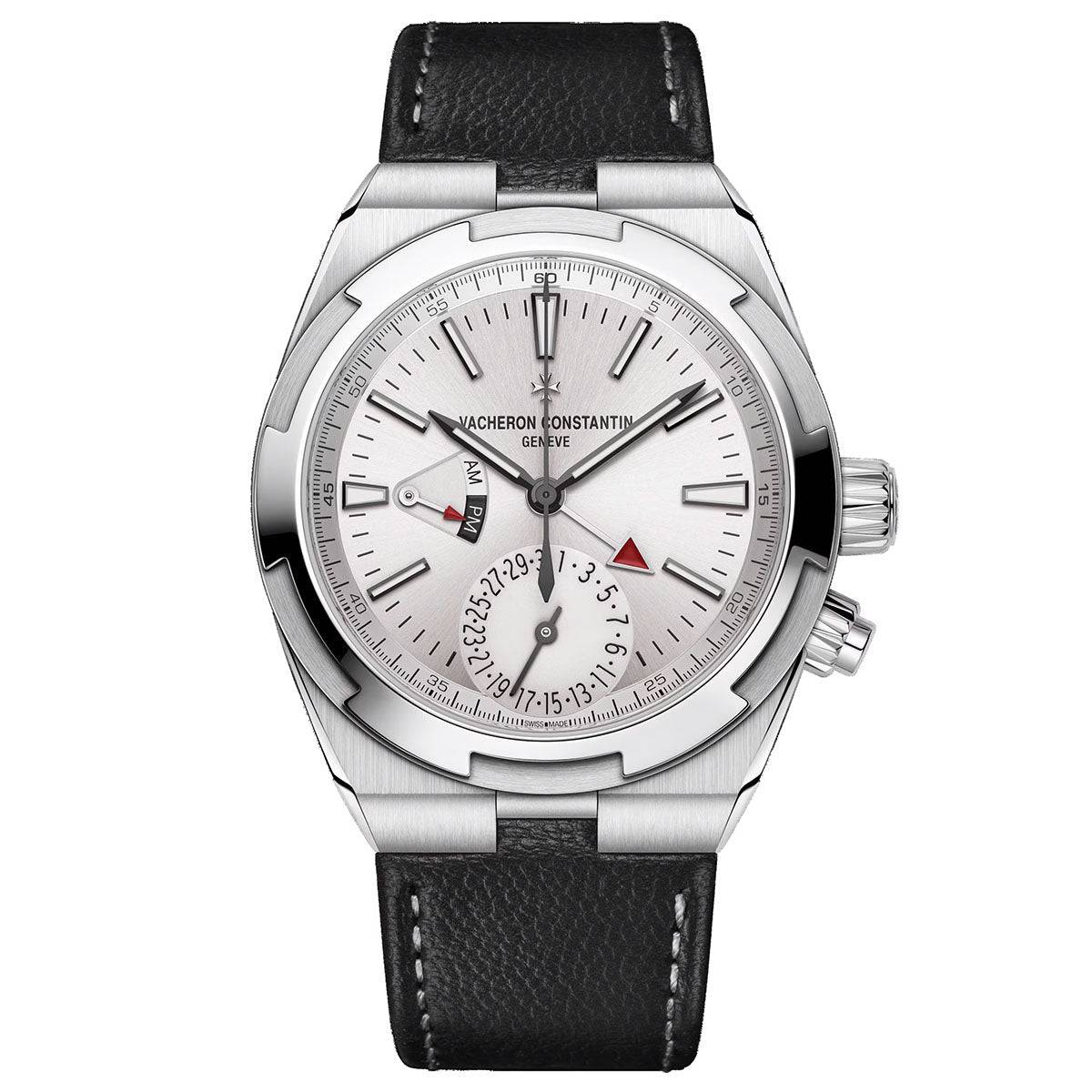 Overseas Dual Time 41mm Silver Dial Men's Automatic Watch