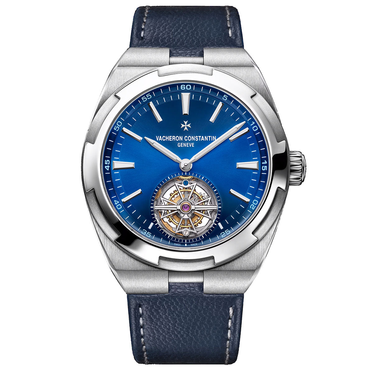 Vacheron Constantin Overseas Tourbillon 42.5mm Blue Dial Automatic Men's Watch - Berry's Jewellers