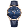 Vacheron Constantin Patrimony 40mm 18ct Pink Gold Blue Dial Watch - Berry's Jewellers