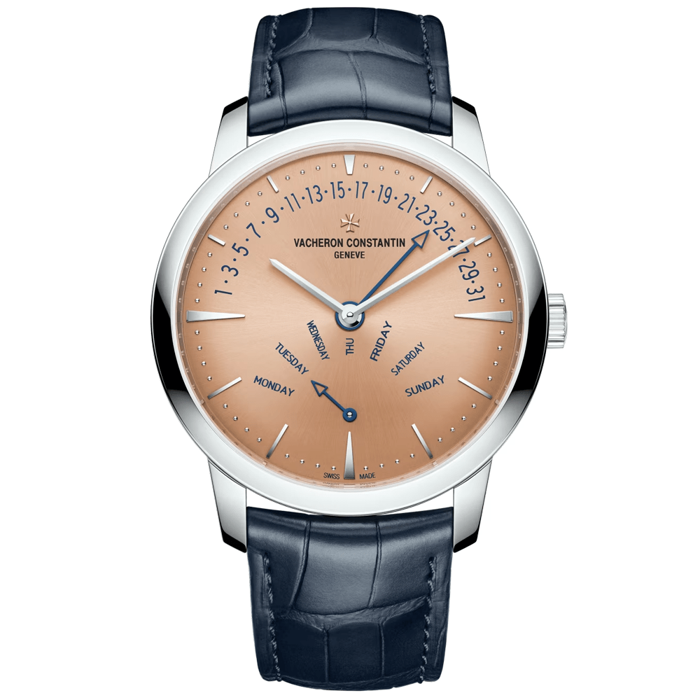 Patrimony Retrograde Day-Date 42.5mm Platinum Strap Watch