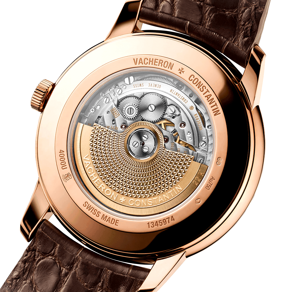 Vacheron Constantin Patrimony Retrograde Day-Date 43mm 18ct Pink Gold Automatic Watch - Berry's Jewellers