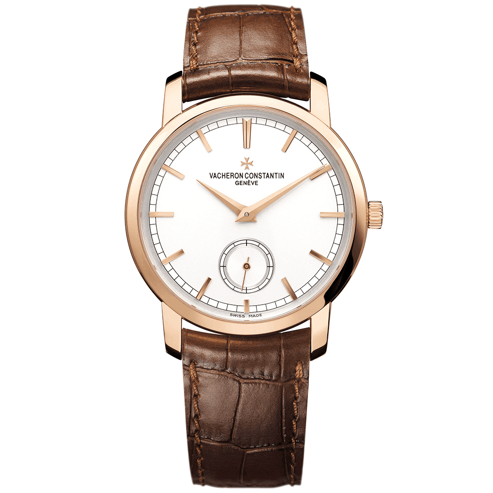 Vacheron Constantin Traditionnelle 38mm 18ct Pink Gold White Dial Manual-Wind Watch - Berry's Jewellers