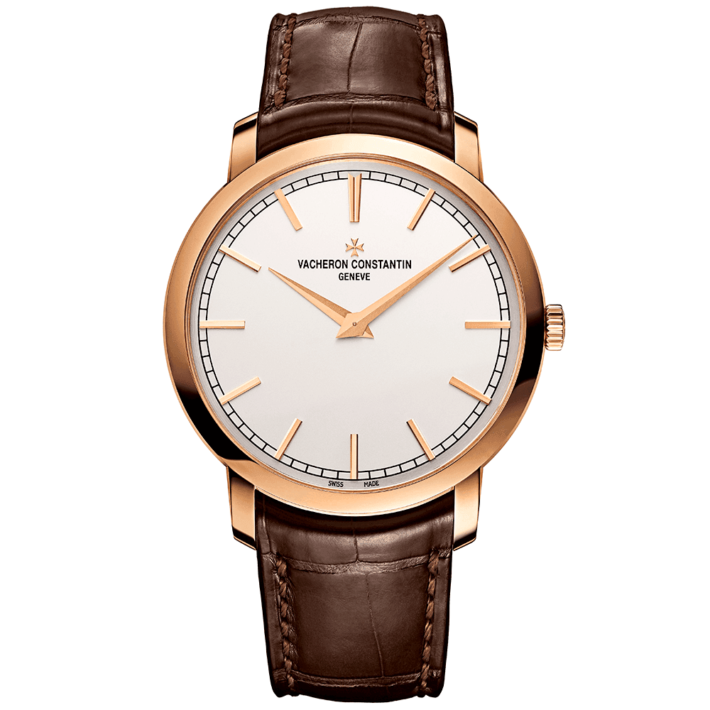 Vacheron Constantin Traditionnelle Ultra-Thin 41mm 18ct Pink Gold Men's Automatic Watch - Berry's Jewellers