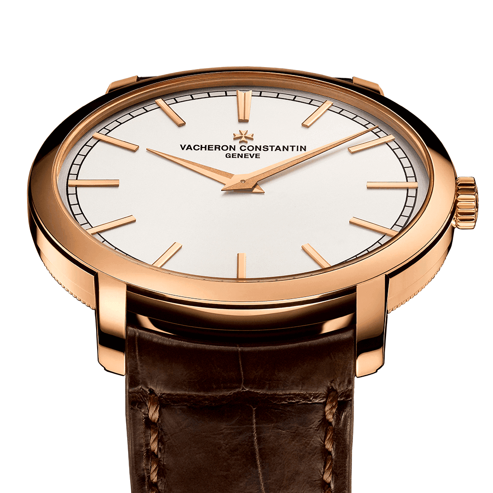 Vacheron Constantin Traditionnelle Ultra-Thin 41mm 18ct Pink Gold Men's Automatic Watch - Berry's Jewellers