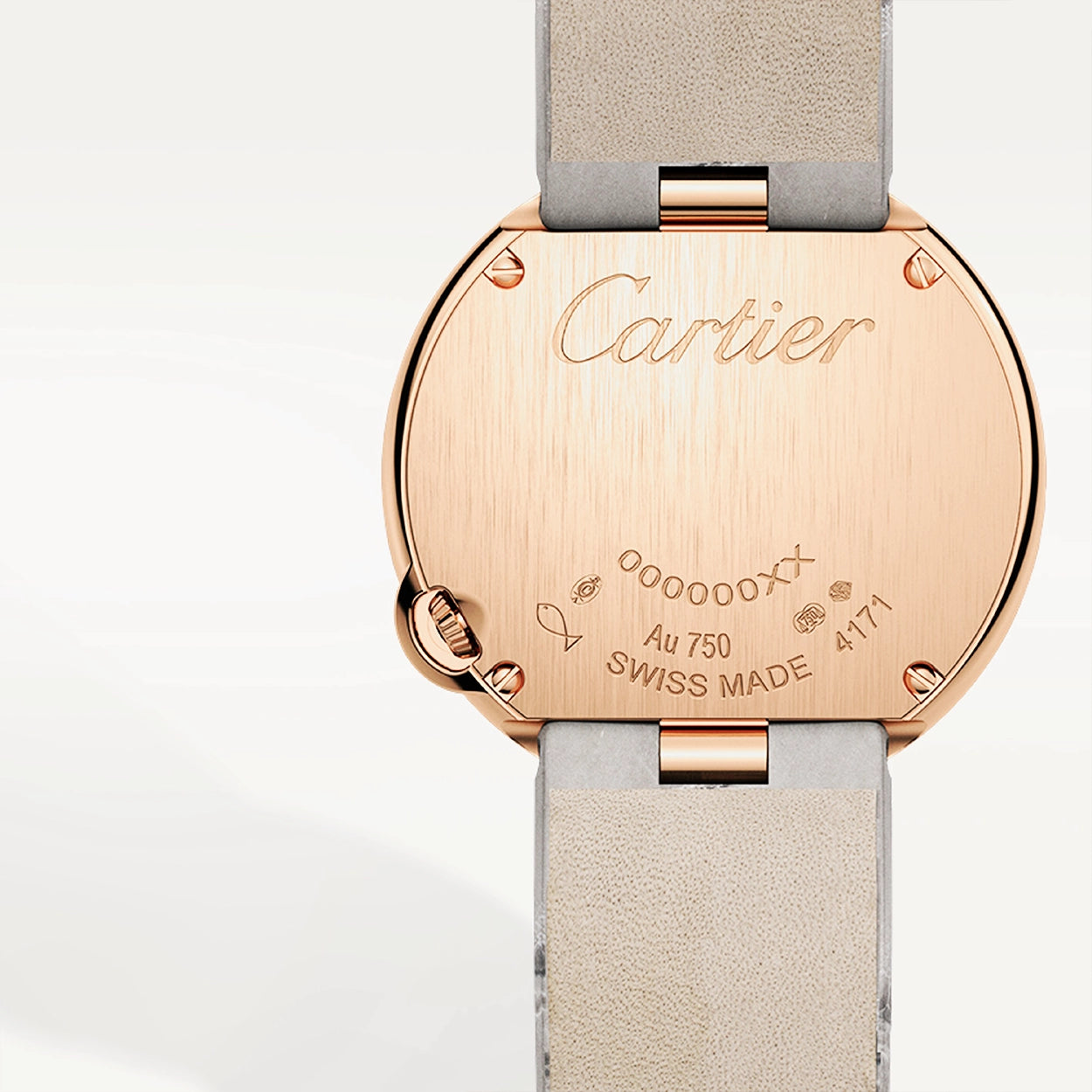 Cartier Ballon Blanc de Cartier 18ct Rose Gold 30mm Diamond Bezel Watch - Berry's Jewellers