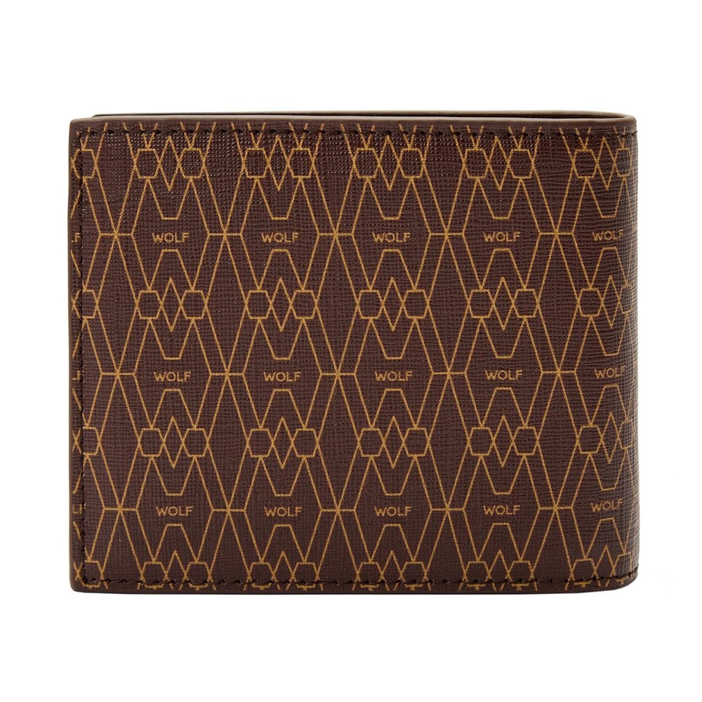 Signature Billfold And Coin Brown Recycled Wallet