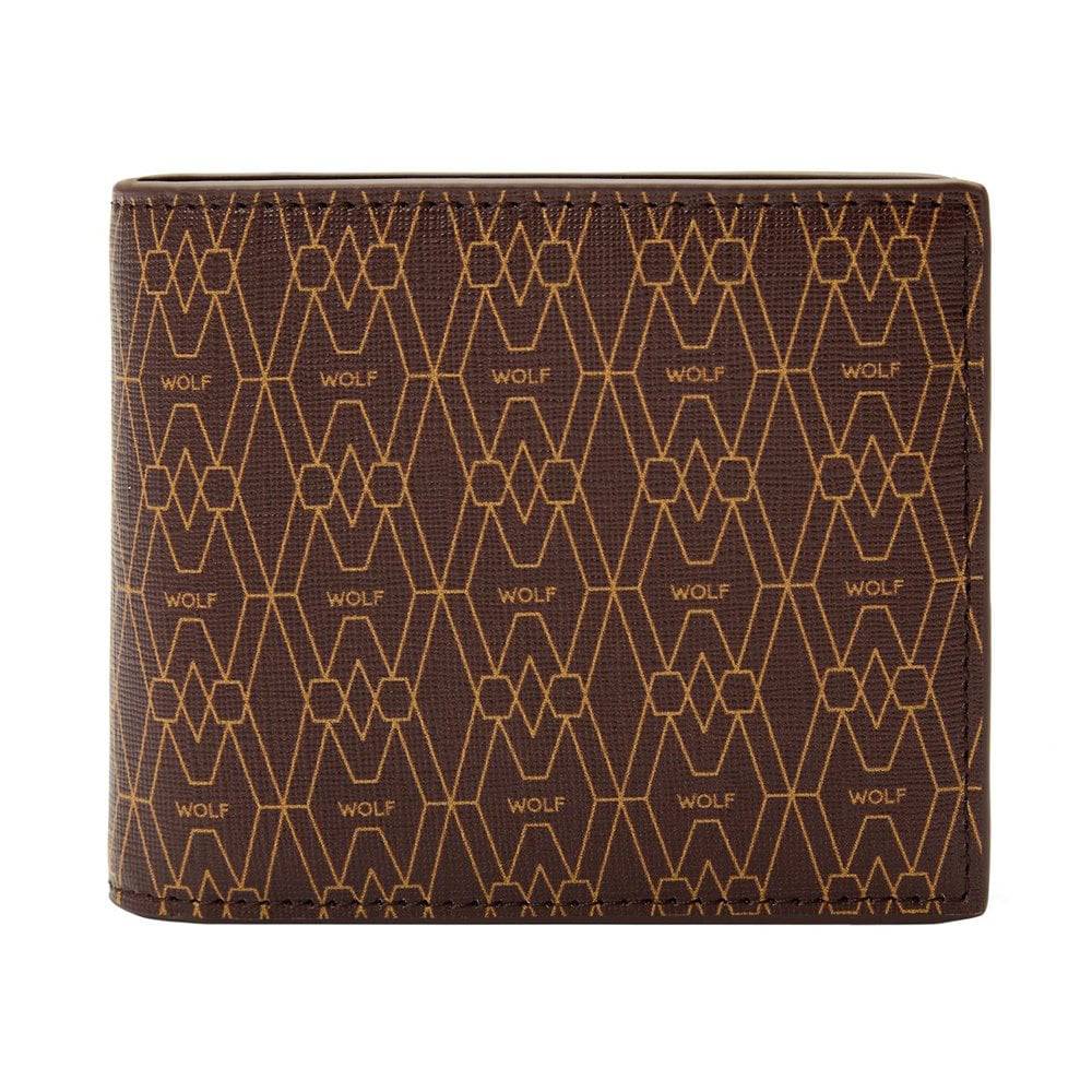 Signature Billfold And Coin Brown Recycled Wallet