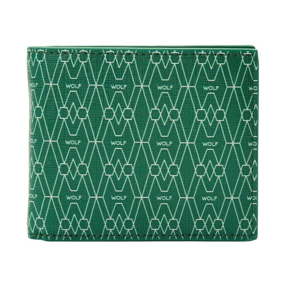 Signature Billfold And Coin Green Recycled Wallet