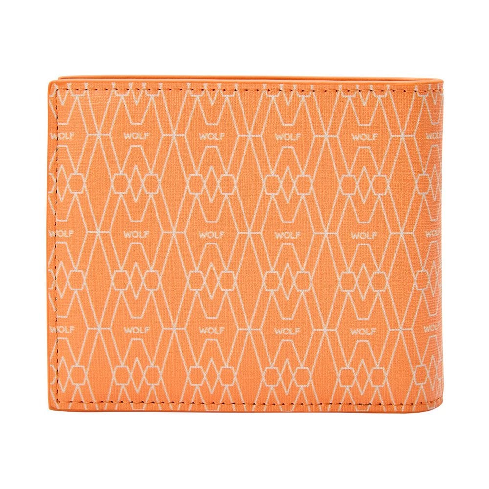 Signature Billfold And Coin Orange Recycled Wallet