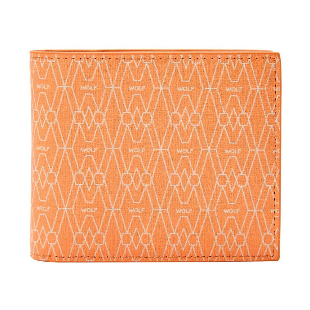 Signature Billfold And Coin Orange Recycled Wallet