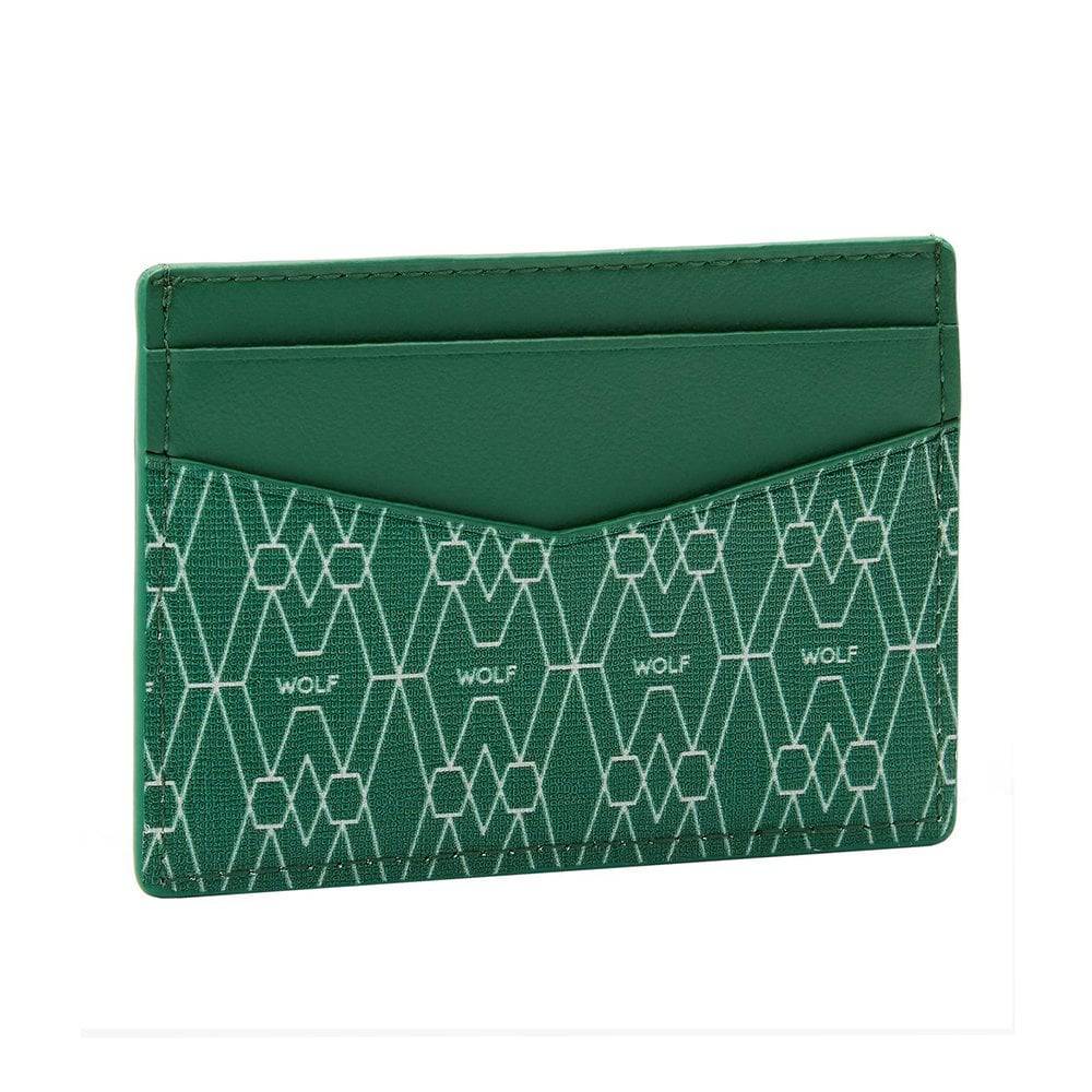 WOLF 1834 Signature Collection Green Recycled Card Holder - Berry's Jewellers