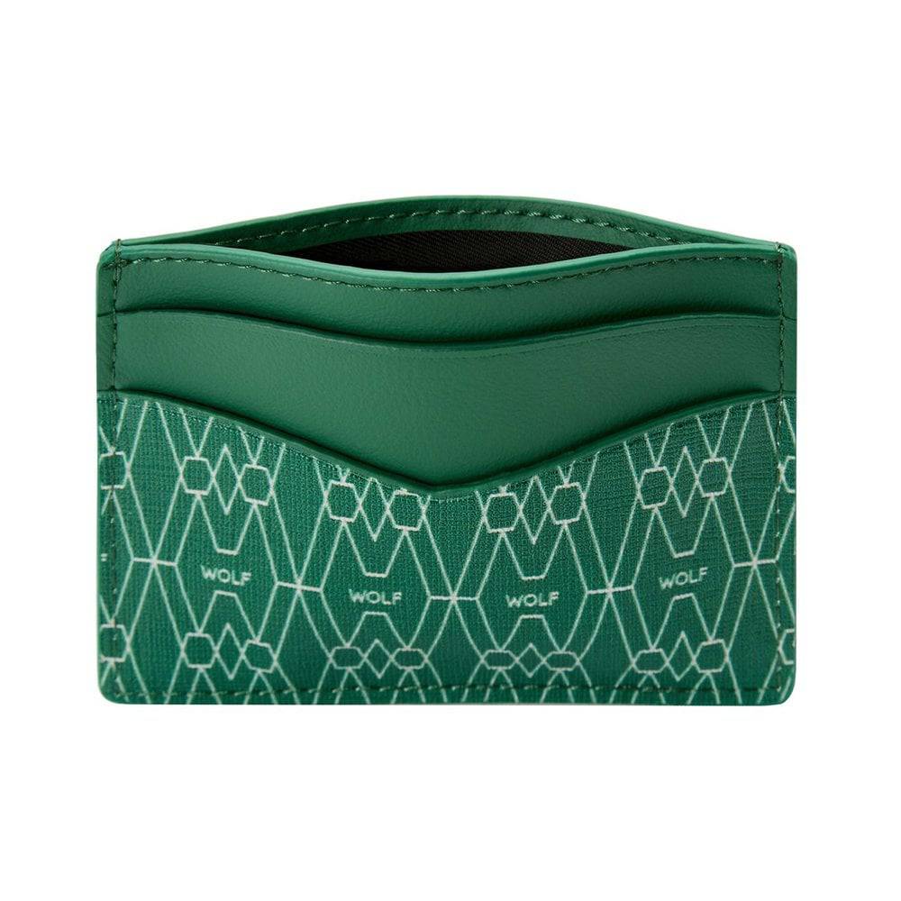 WOLF 1834 Signature Collection Green Recycled Card Holder - Berry's Jewellers