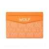 WOLF 1834 Signature Collection Orange Recycled Card Holder - Berry's Jewellers