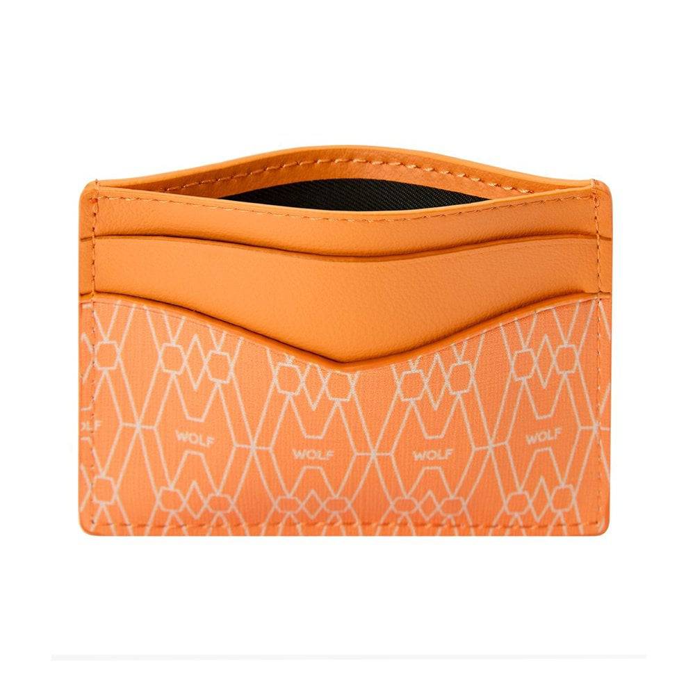 WOLF 1834 Signature Collection Orange Recycled Card Holder - Berry's Jewellers