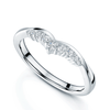 Berry's Platinum V Shaped Diamond Set Wedding Ring - Berry's Jewellers