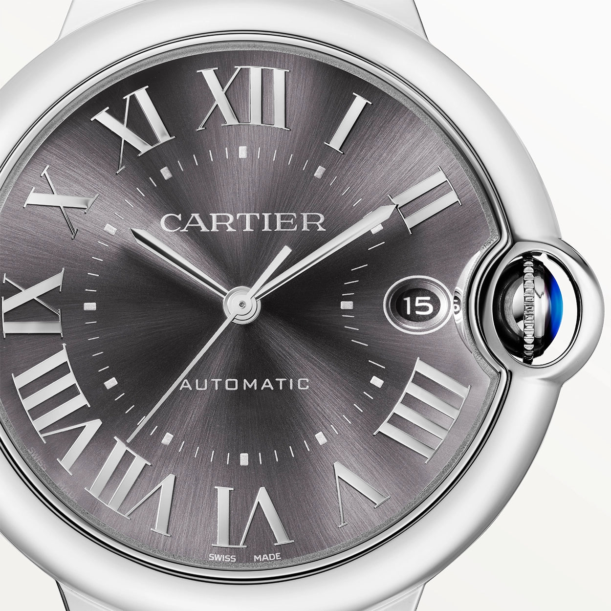 Cartier Ballon Bleu de Cartier 40mm Dark Grey Dial Automatic Watch - Berry's Jewellers