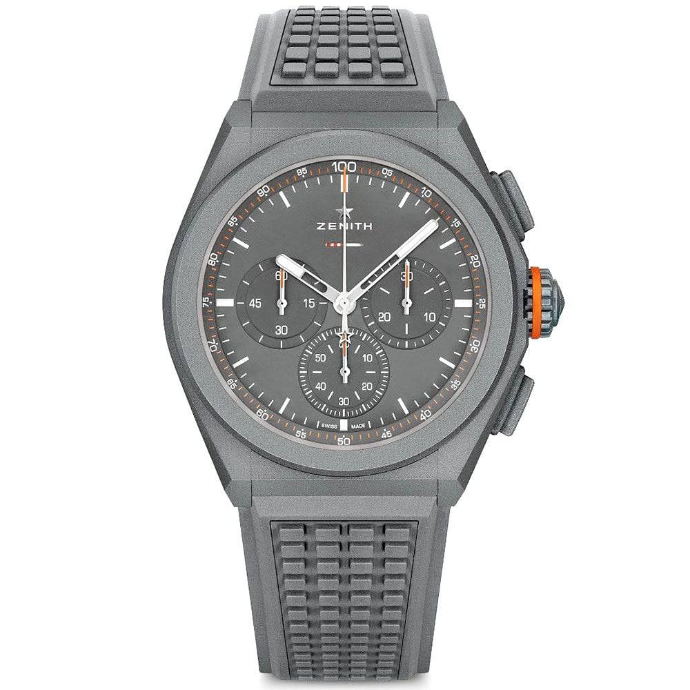 DEFY El Primero 21 Land Rover Limited Edition 44mm Grey Titanium Watch