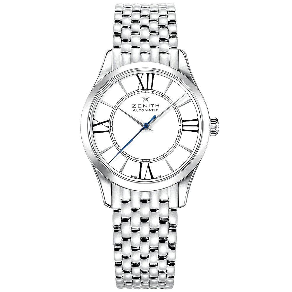 ELITE Classic 33mm Silver Roman Dial Ladies Automatic Bracelet Watch