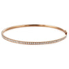 18ct Gold Grain Set Diamond Bangle